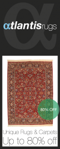 Atlantis rugs - up to 80% of unique rugs and carpets