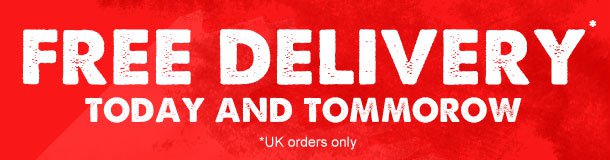 Free P&P on all UK orders.