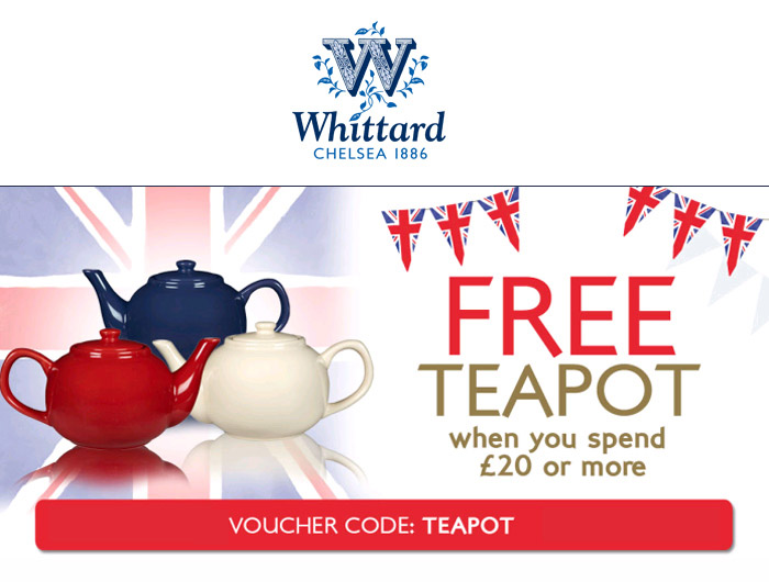 free-teapot-with-orders-over-20 code TEAPOT