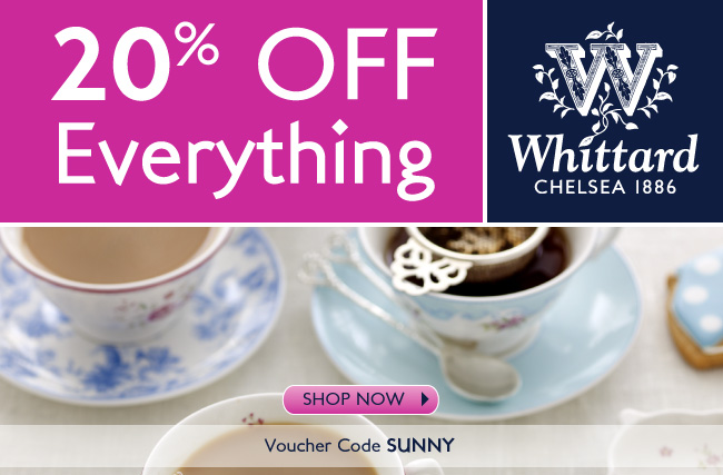 20% off at Whittard of Chelsea