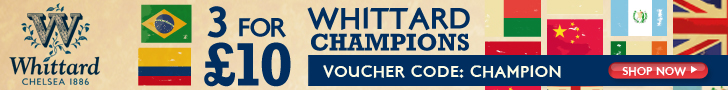 3 for £10 Whittard Champions