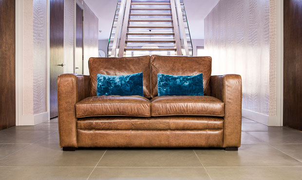 St James Leather Sofa