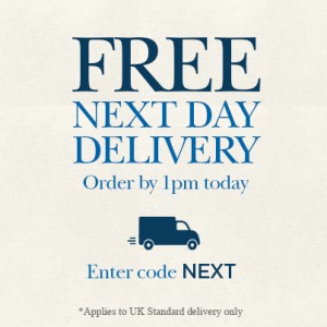 Free next day delivery