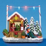 LED Christmas Shop with Child and Christmas Trees, just £10.99!