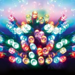 100 Static Supabright Multi-Coloured Lights, only £12.99