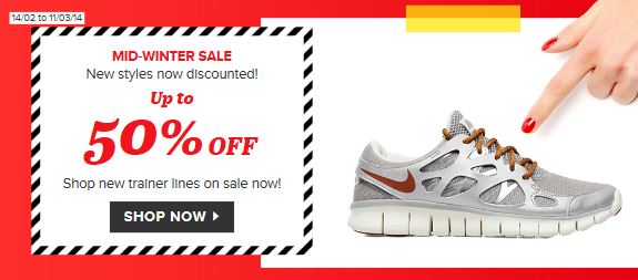 Trainers on sale