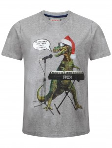 Merry Xmas rex jingle t-shirt grey 1c5474