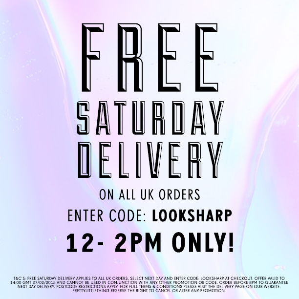 free saturday delivery
