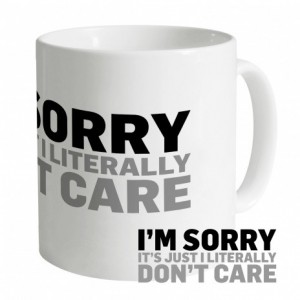Don't Care Mug