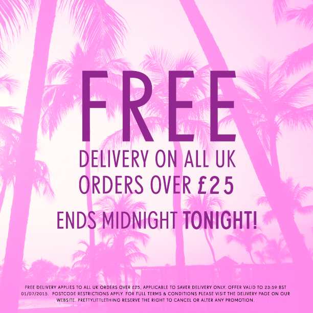 free delivery over £25