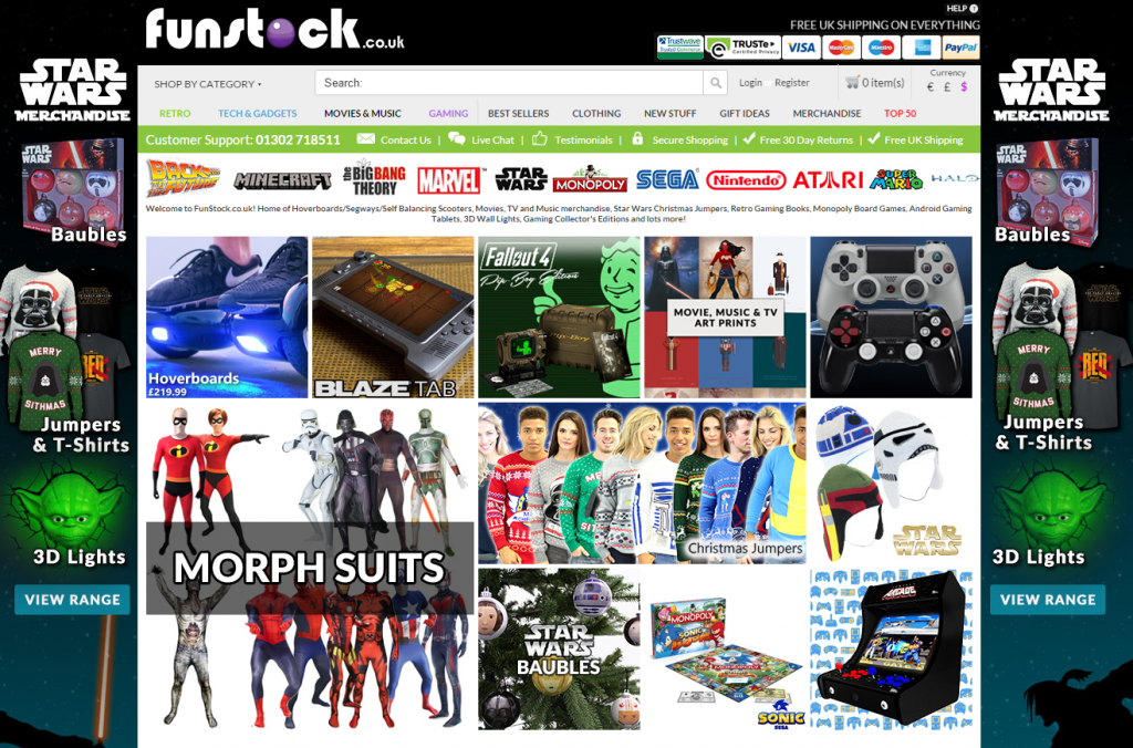 funstock homepage