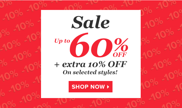Extra 10% off the sale