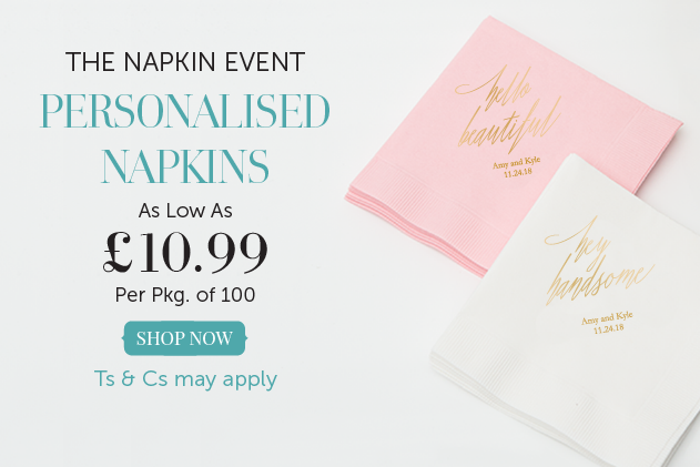 The Napkin Event! - Personalised Napkins on Sale Now