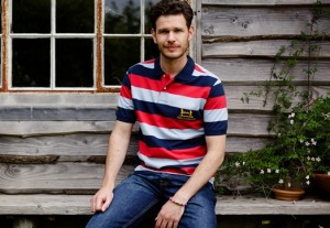 Stripe polo shirt