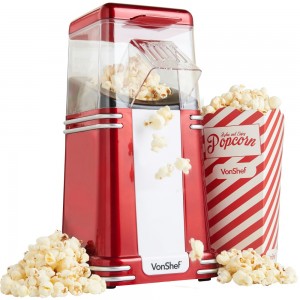 VonShef Retro Popcorn Maker