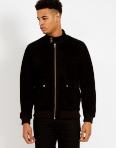 black suede jacket