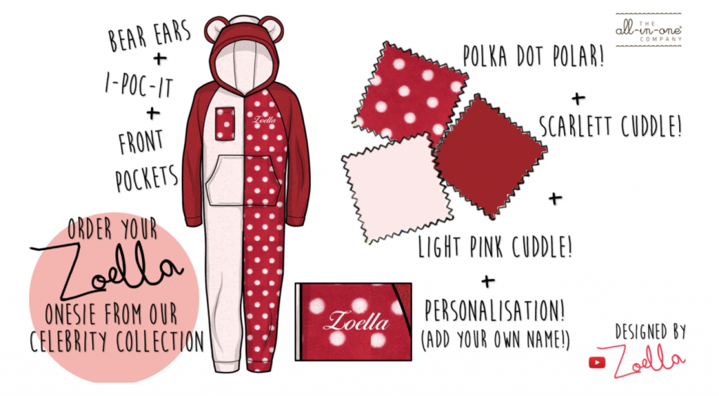 Zoella Onesie The All-in-One Company®