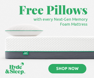 FREE PILLOWS WITH EVERY MATTRESS