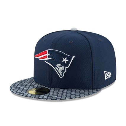 NEW ENGLAND PATRIOTS 2017 SIDELINE NAVY 59FIFTY
