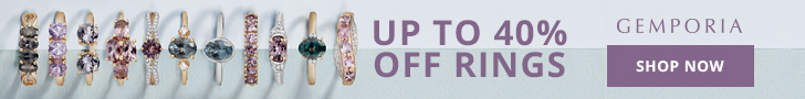 Get up to 40% Off rings at Gemporia.com this week!