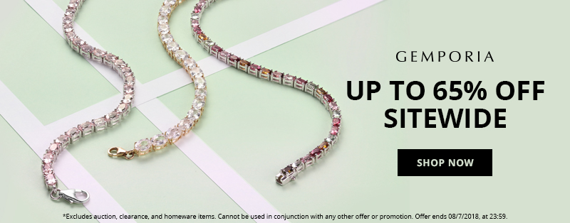 Get up to 65% Off Sitewide at Gemporia.com This Weekend!