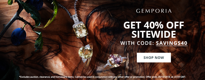 Get 40% Off Sitewide This Weekend at Gemporia.com