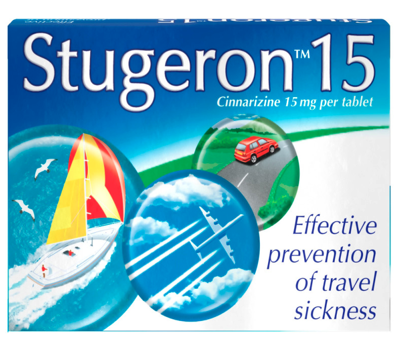 Stugeron Travel Sickness Tablets 15mg