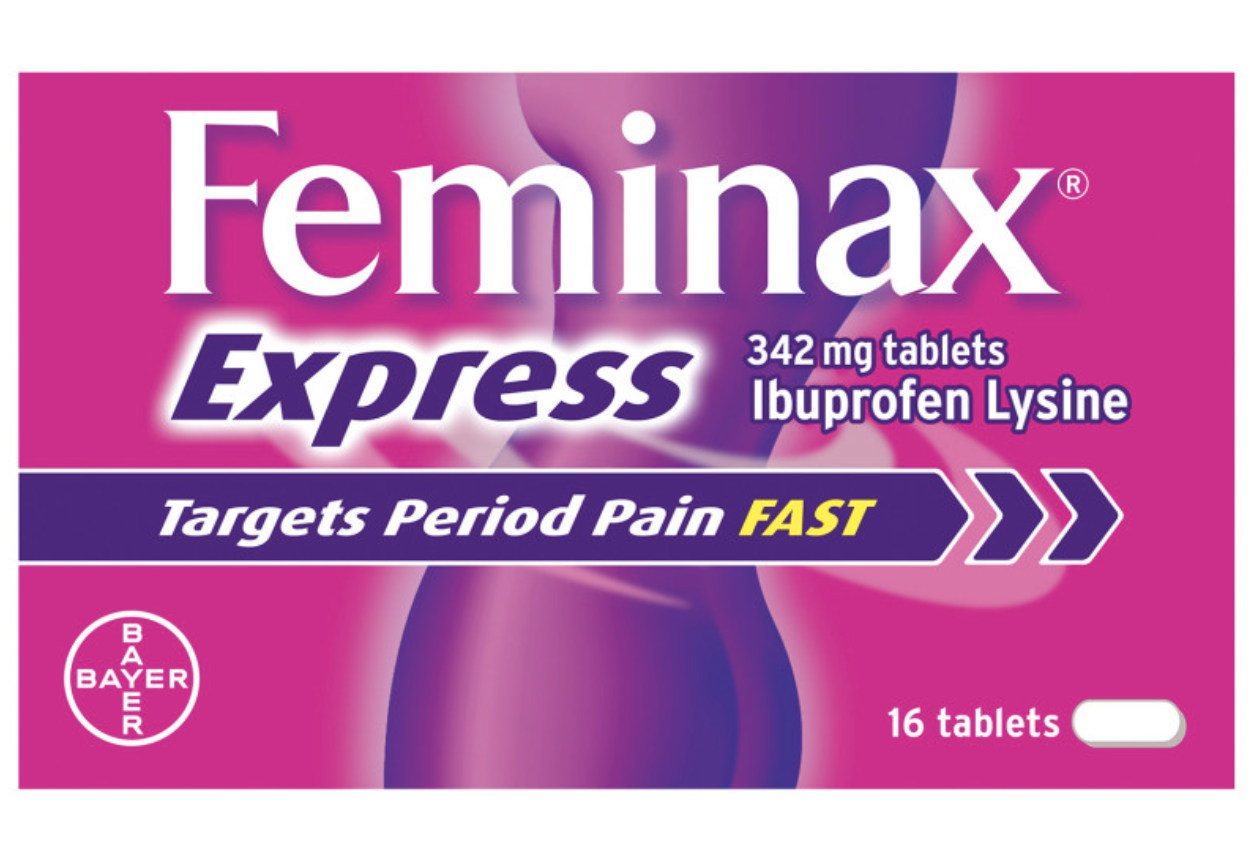 Feminax Express Tablets for Period Pain Relief