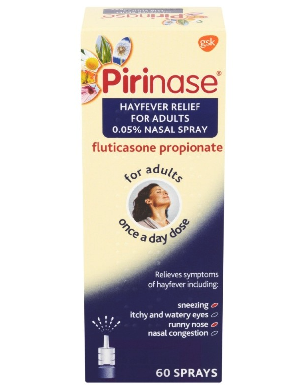 Pirinase Hayfever Relief for Adults 0.05% Nasal Spray