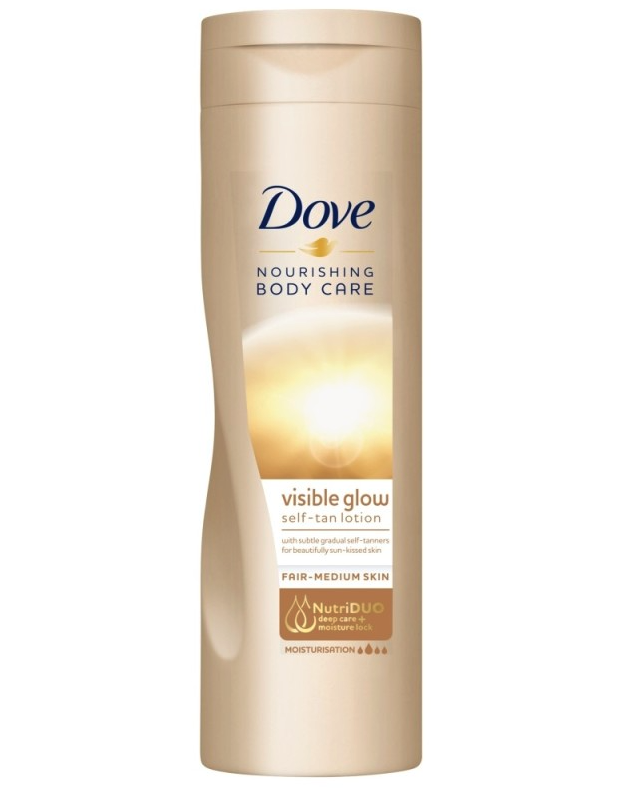 Dove Visible Glow Self Tan Lotion Fair - Medium Skin
