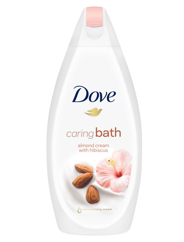 Dove Caring Bath Almond Cream With Hibiscus Moisturising Cream